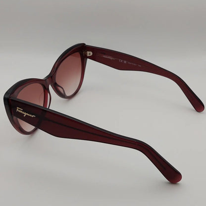 Salvatore Ferragamo SF930S 606 – Γυναικεία Πολυτέλεια σε Burgundy Butterfly Design