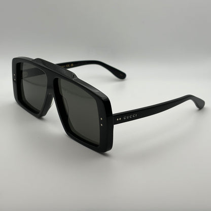 GUCCI GG1369S 001 – Unisex Γυαλιά Ηλίου με Shield Design